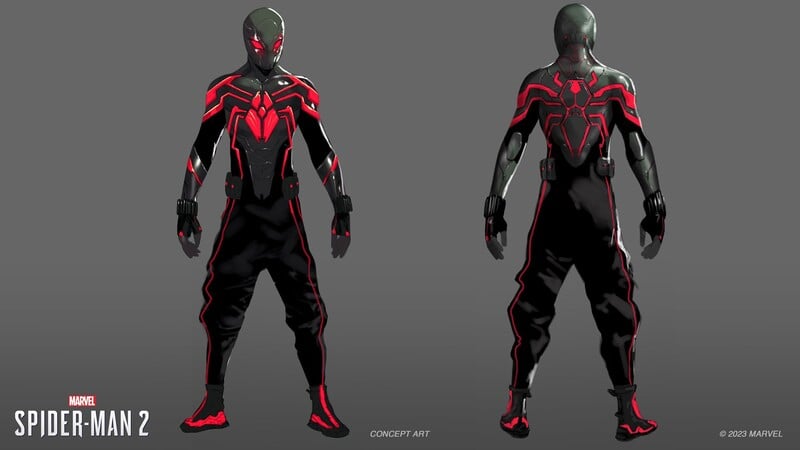 Insomniac Games Marvel's Spider-Man 2 Art Blast - ArtStation Magazine
