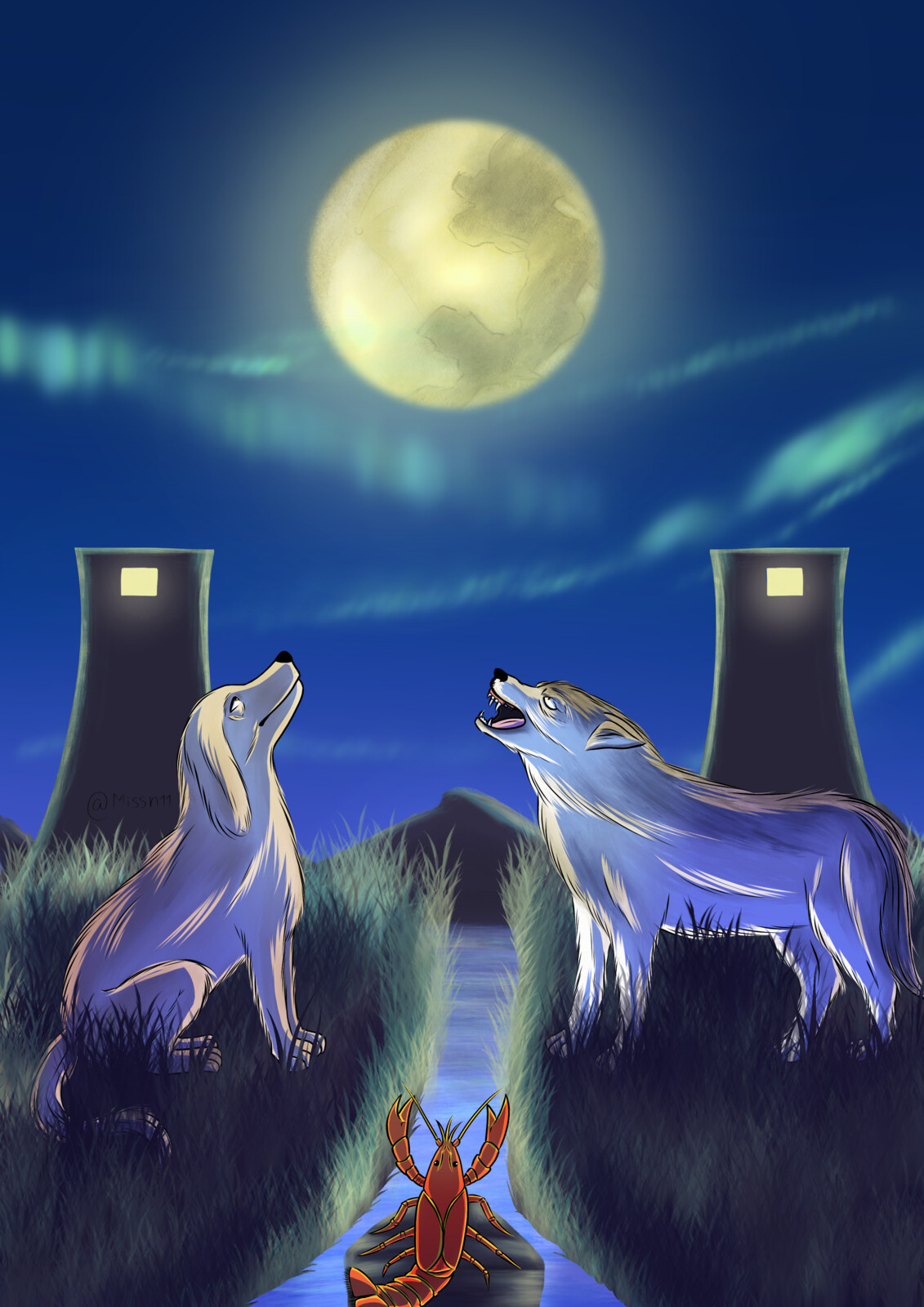 The Moon Tarot Card Commission