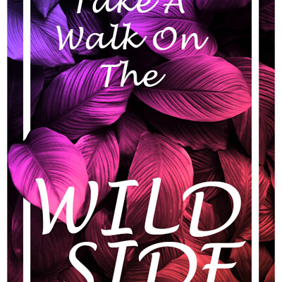 Wild Side Poster Mockup