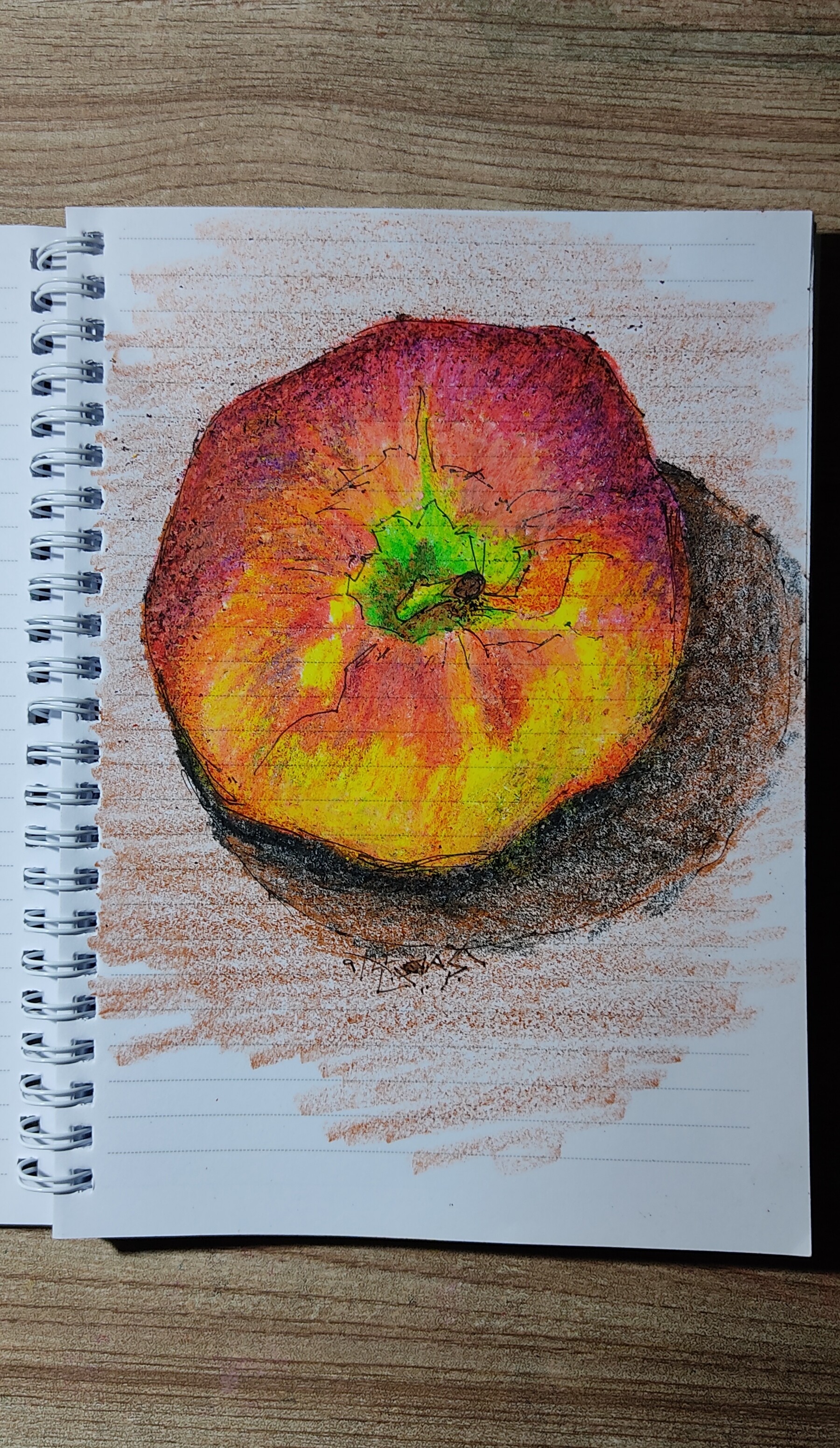 visual artist - Pen & Crayon on Paper