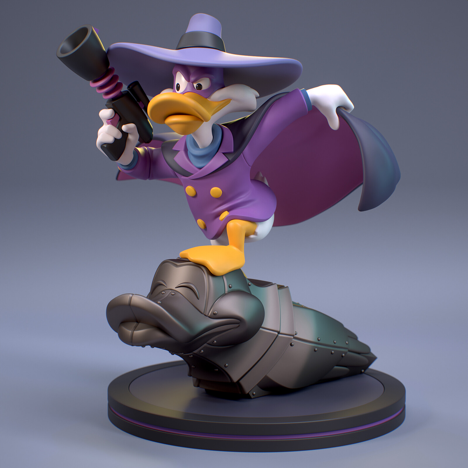 Art of Jose Darkwing Duck QFig