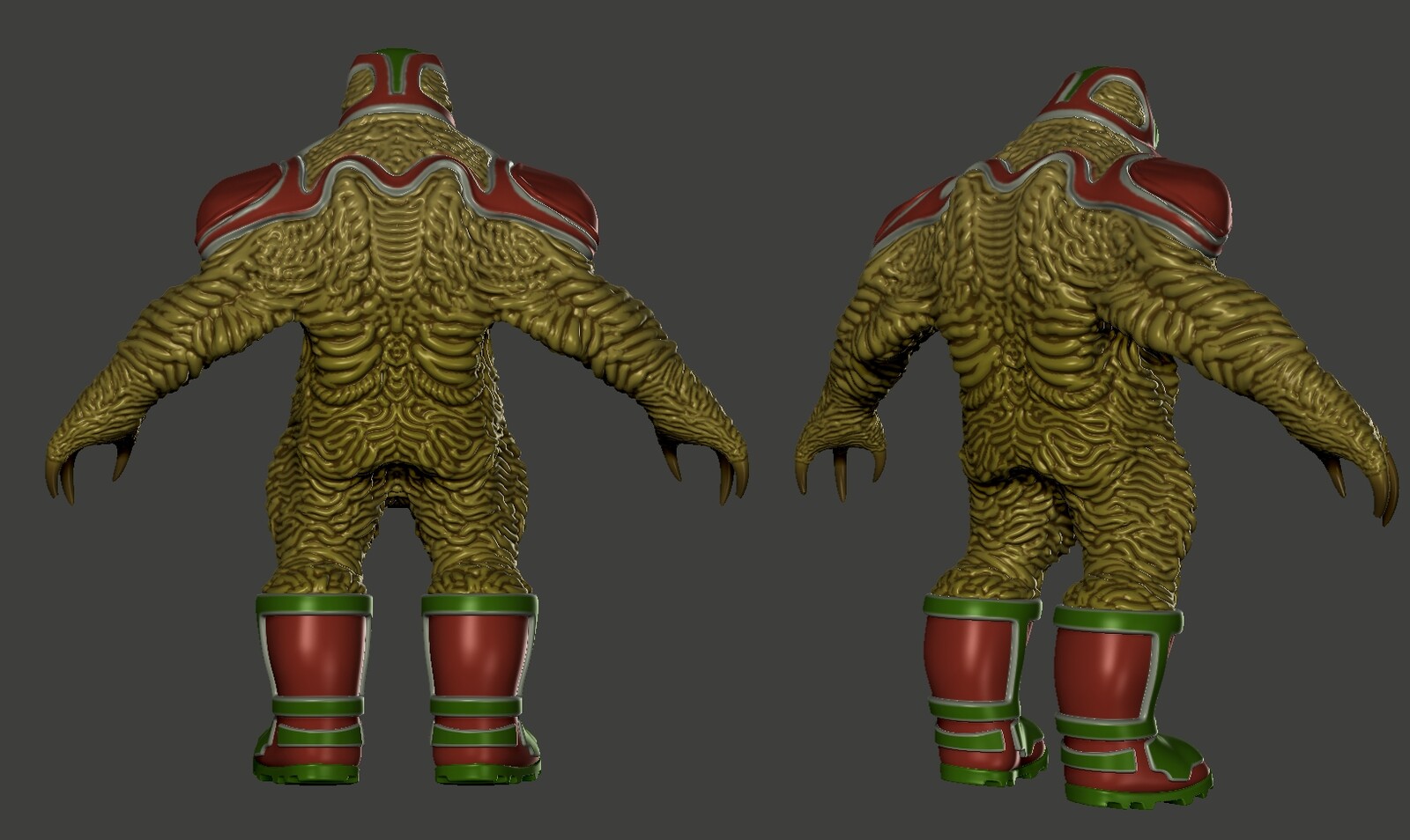 Zbrush Viewport back 2UP