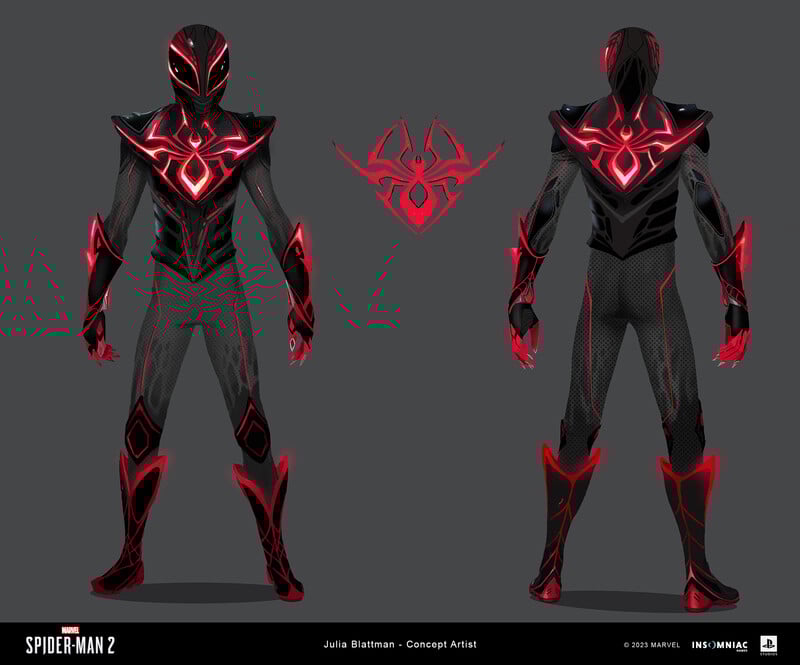 Insomniac Games Marvel's Spider-Man 2 Art Blast - ArtStation Magazine