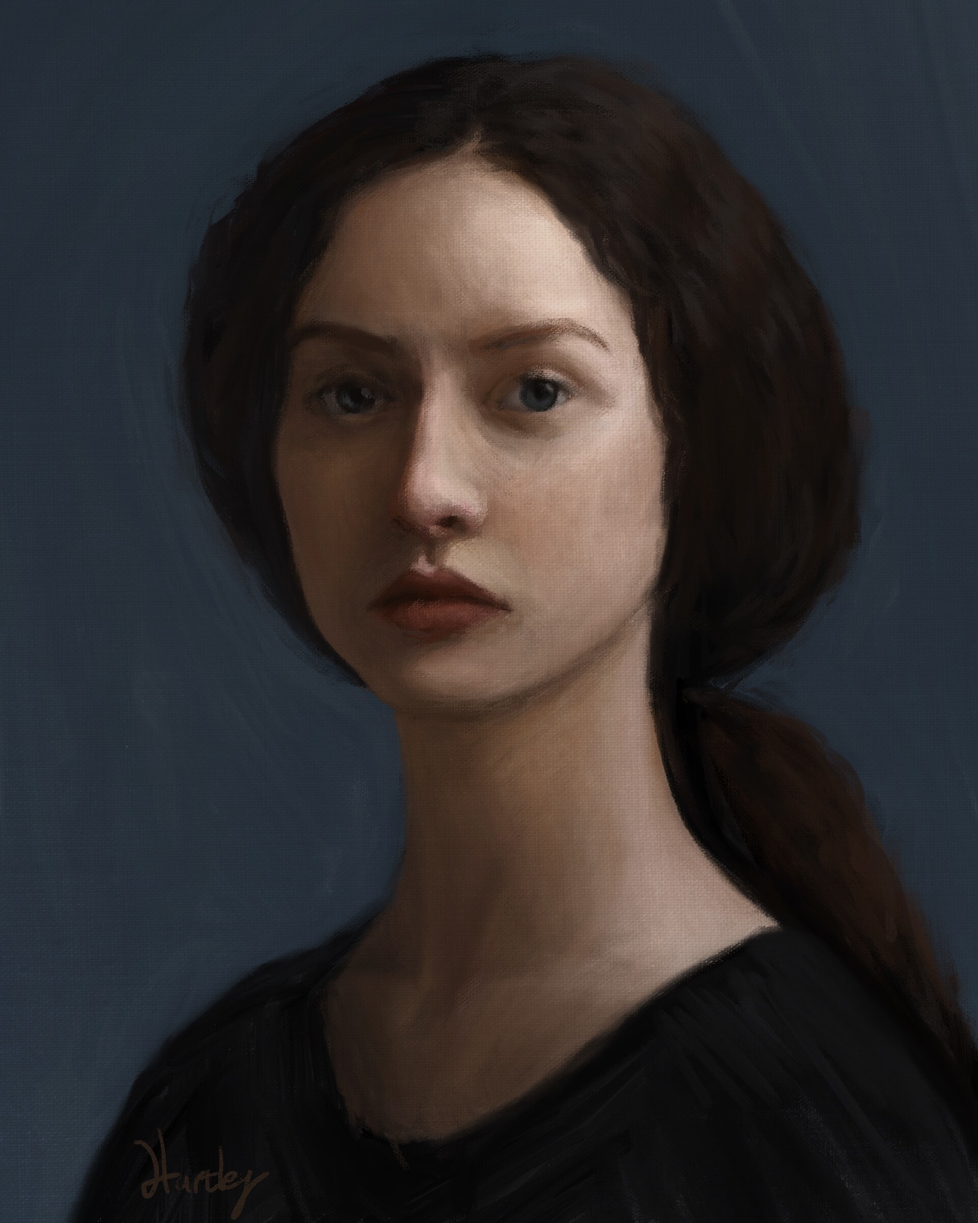ArtStation - Portrait of a young woman