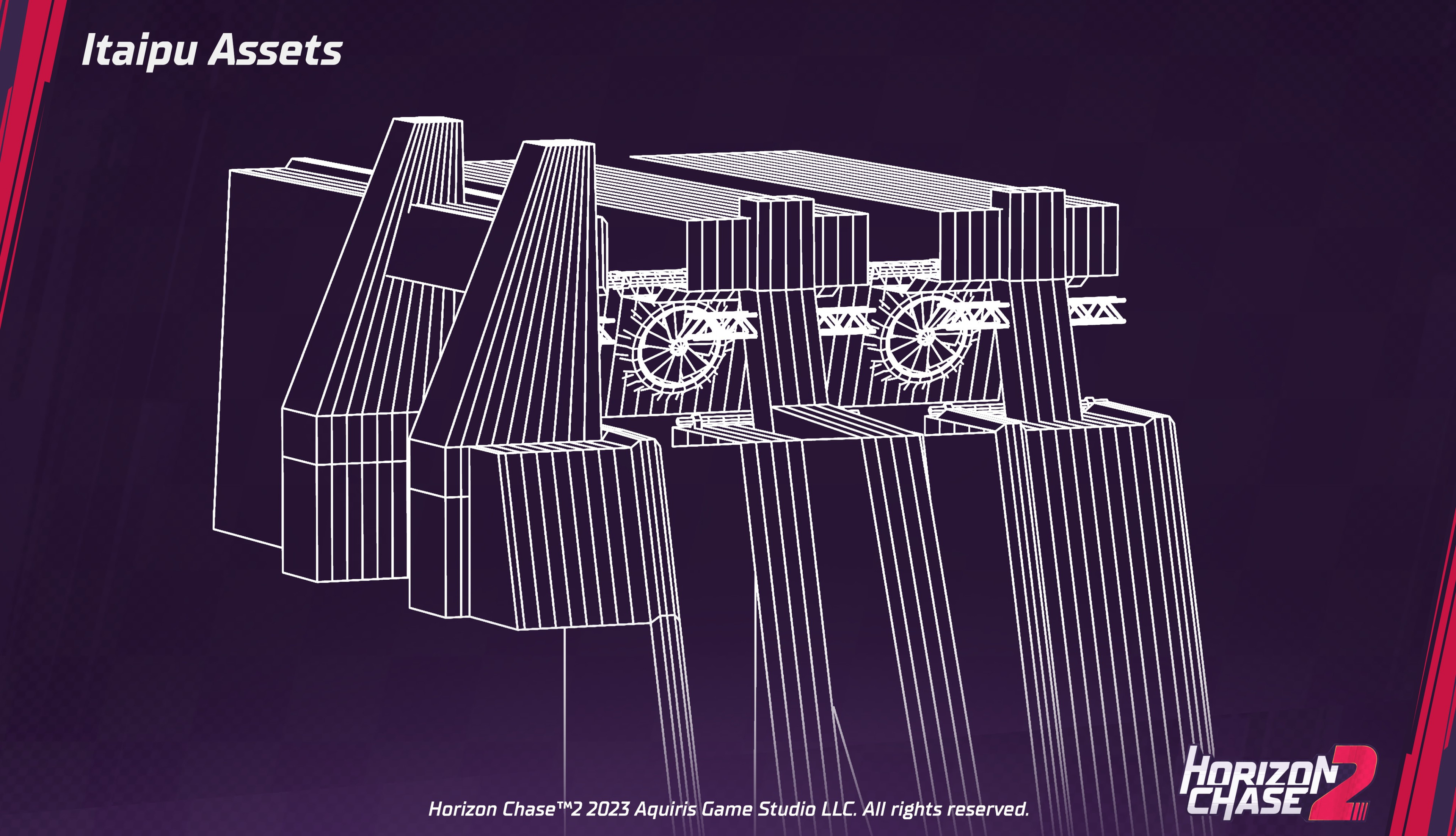 Modular Pieces - External view - Wireframe