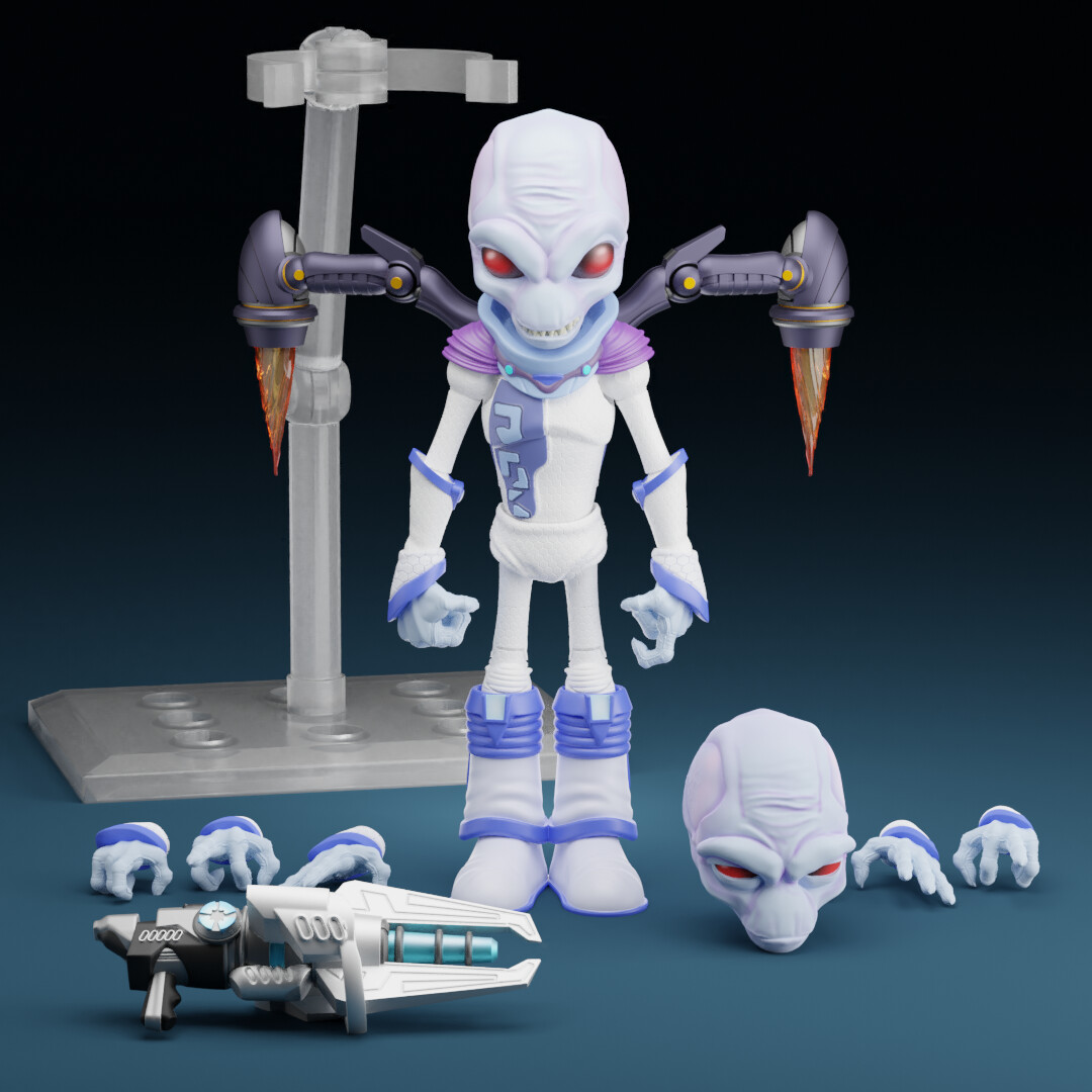 ArtStation - Crypto Action Figure Design