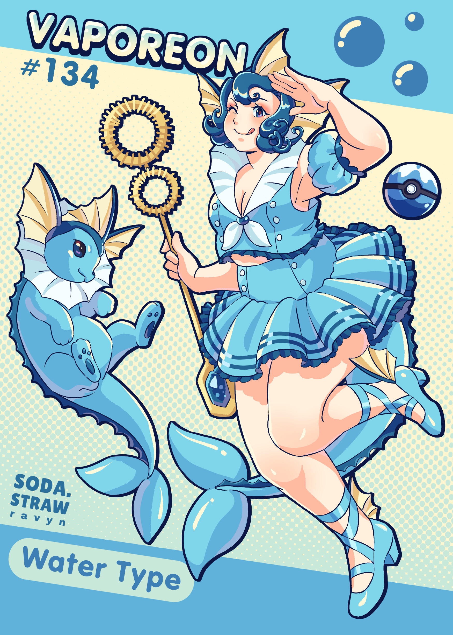 ArtStation - Vaporeon Gijinka (human)