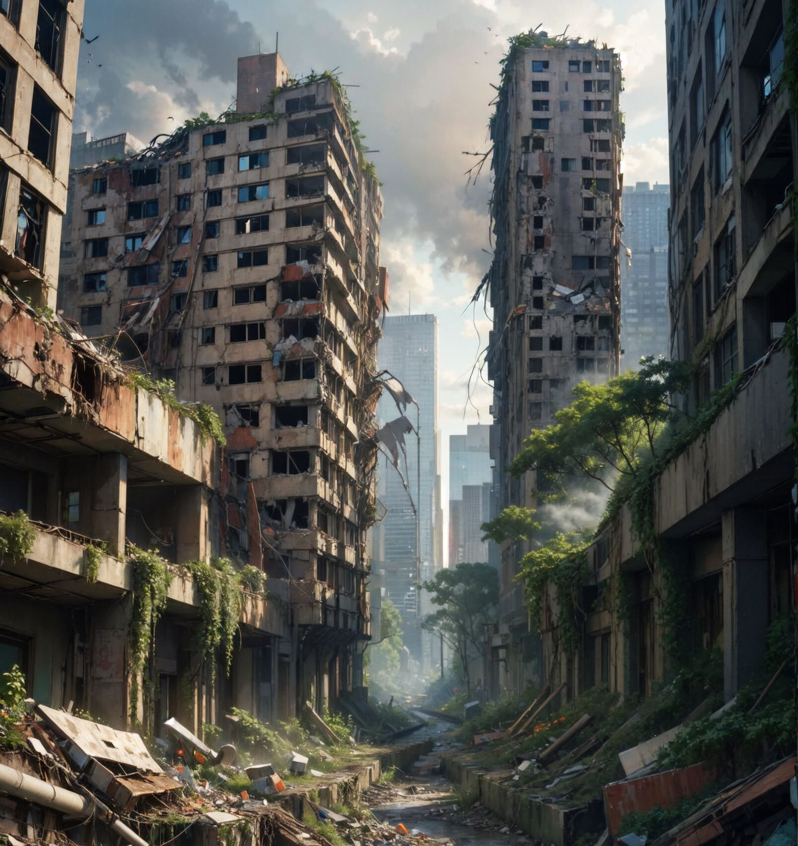ArtStation - Destroyed City