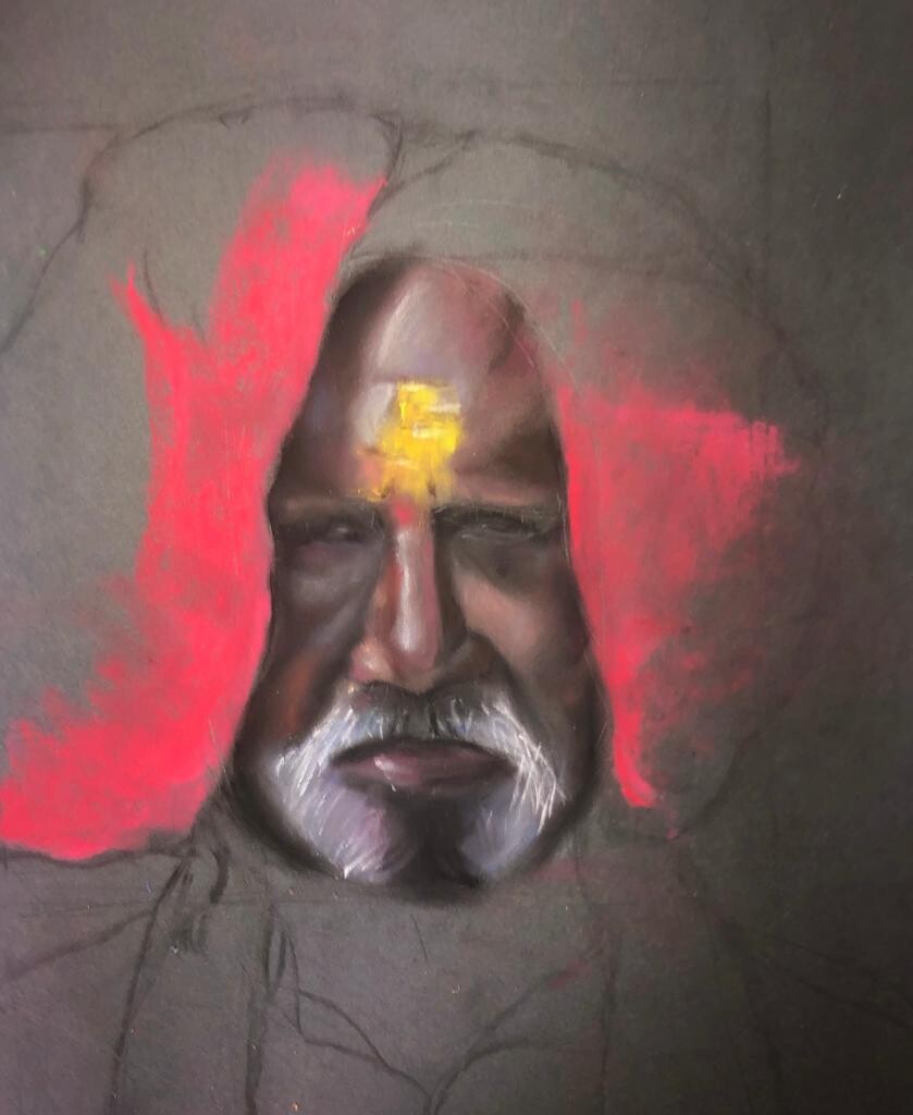 Soft Pastels on paper