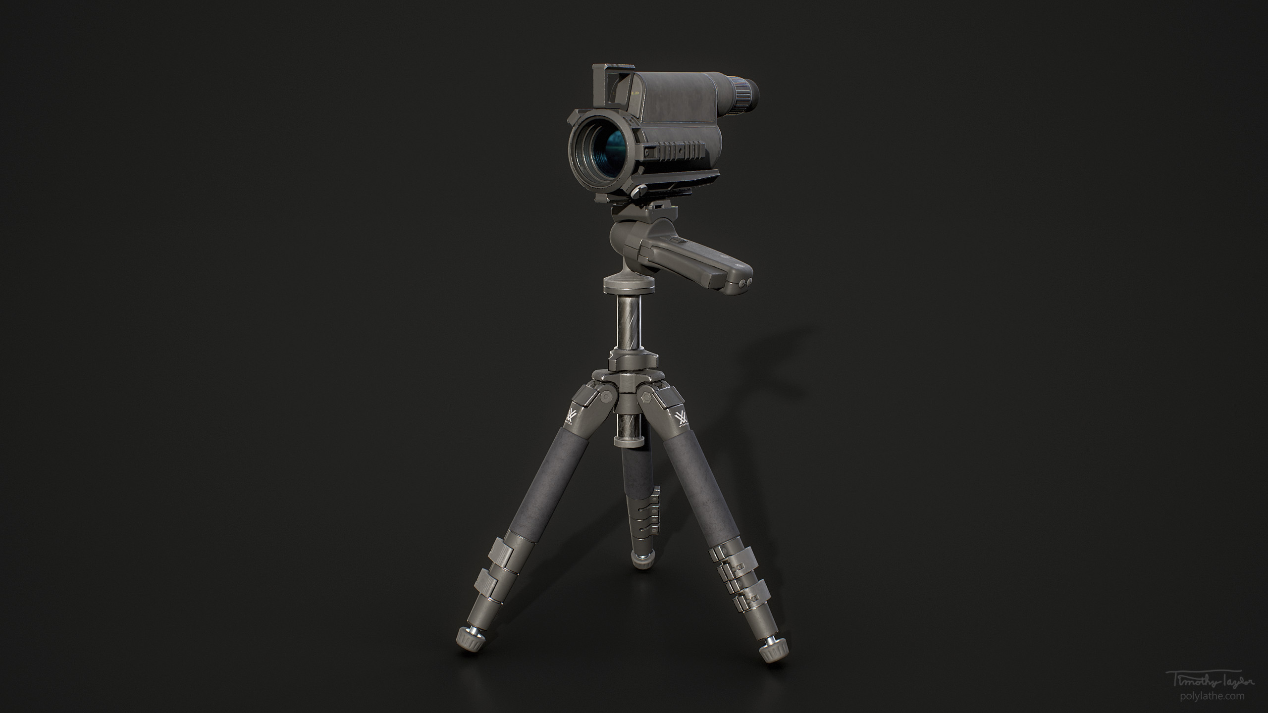Tactical Spotting Scope - Black