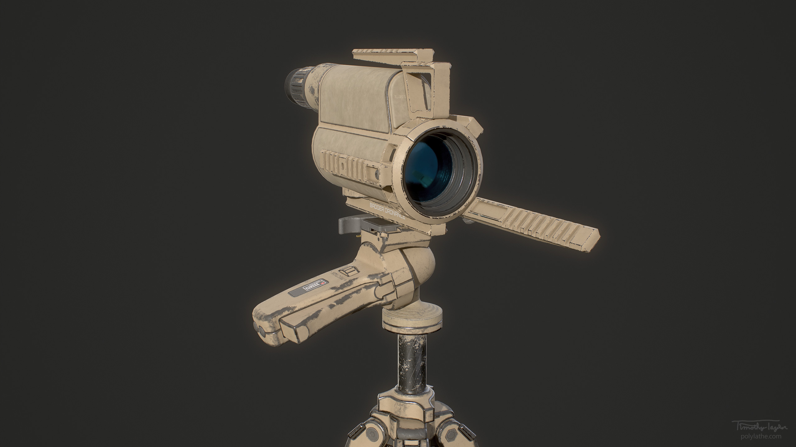 Tactical Spotting Scope Close-up