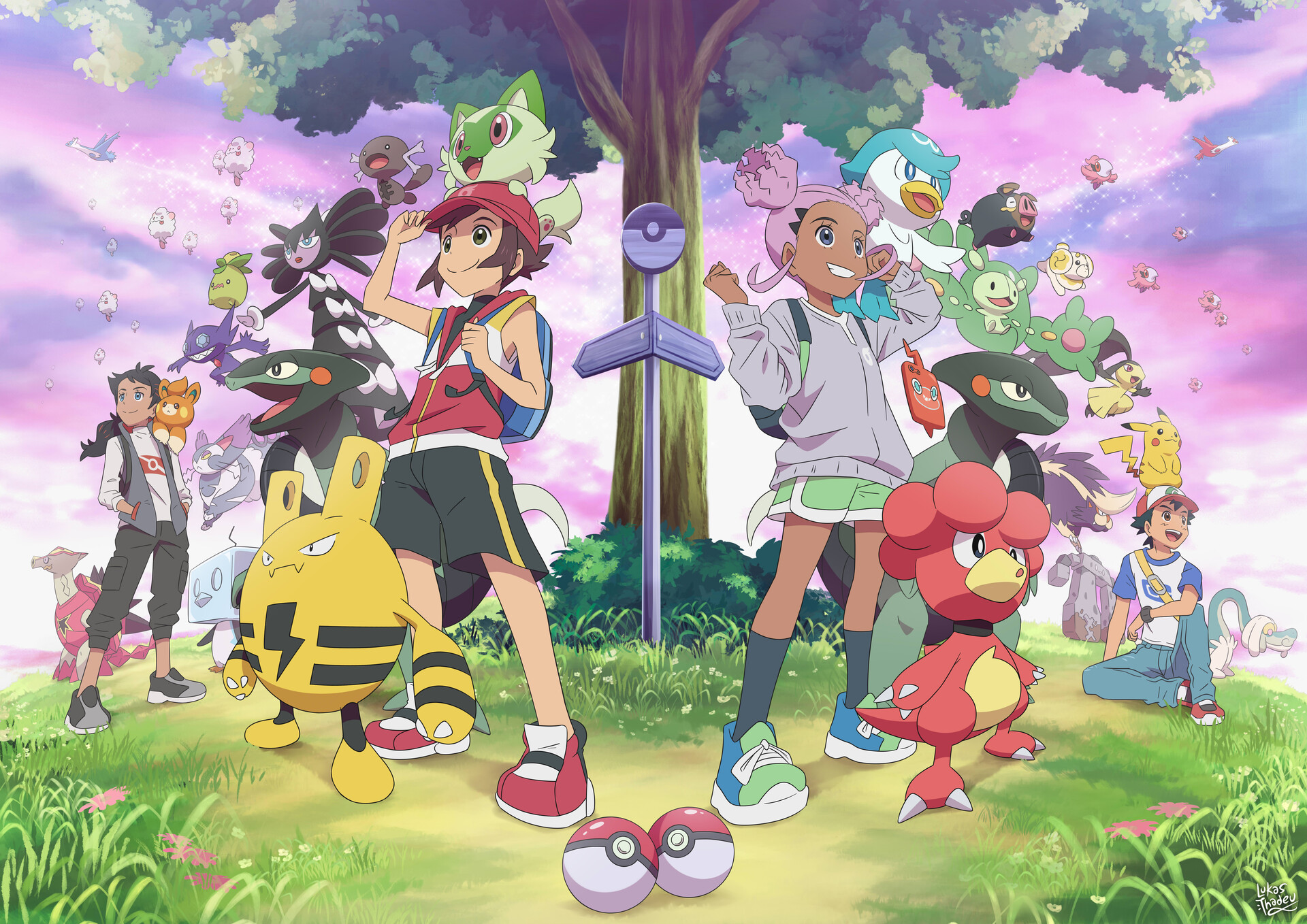 ArtStation - Pokémon FanArt - FanMade Series Concept (Key Visuals) (2022)