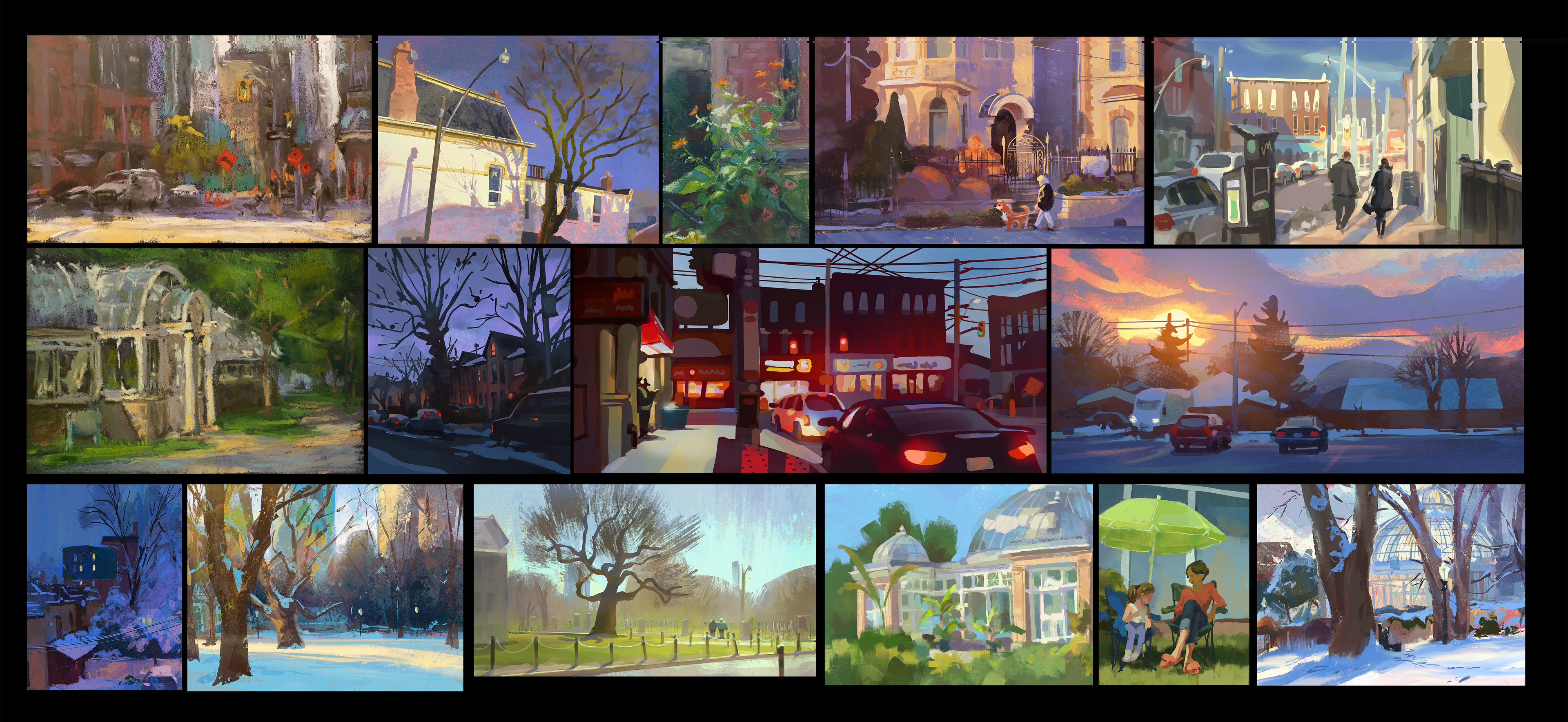Plein air &amp; studies