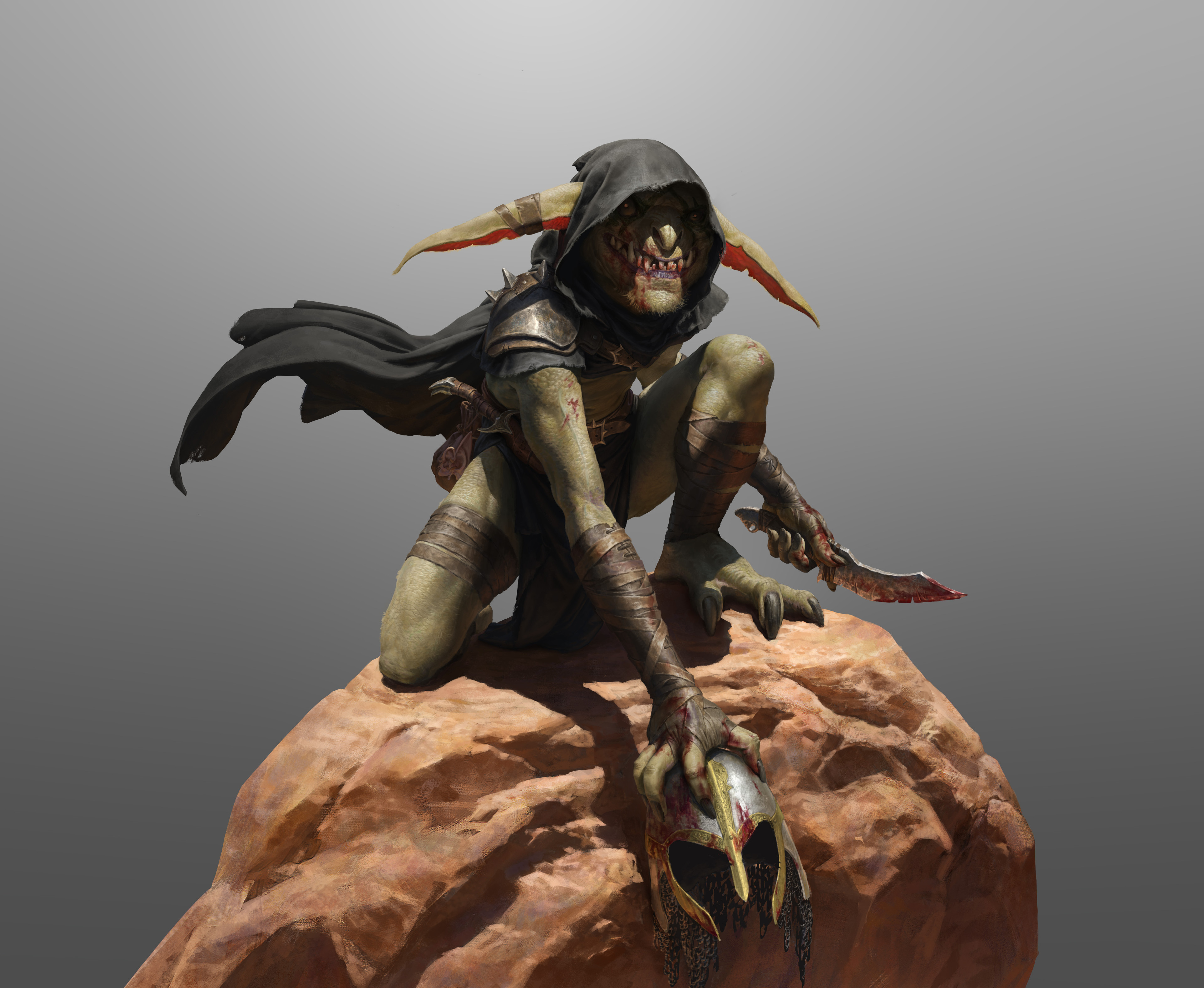 Finished character illustration