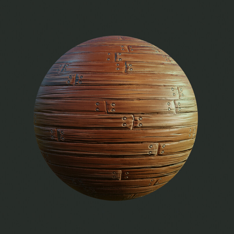 Stylized Plank Material