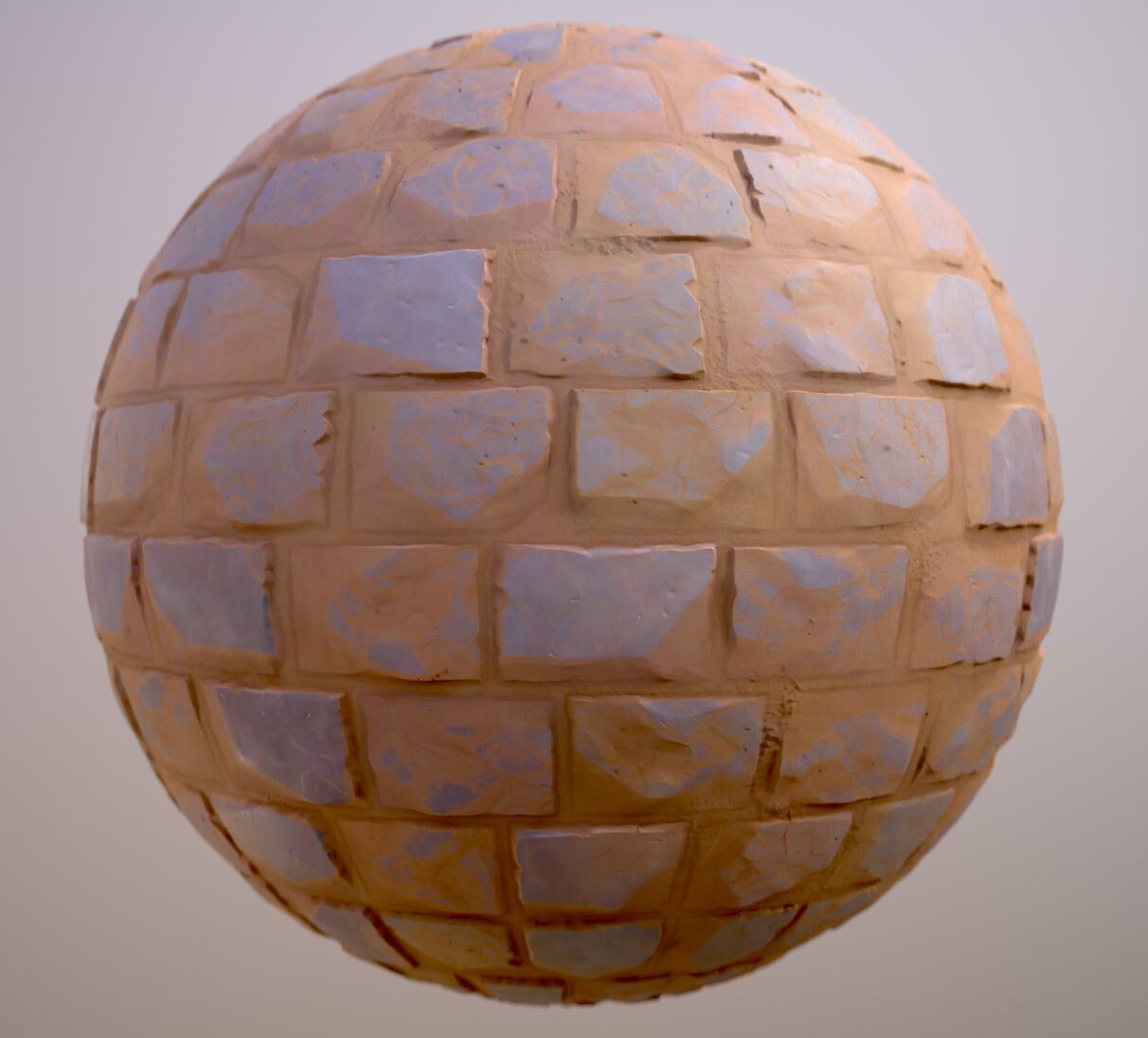 Stylized Sand Cobble Material