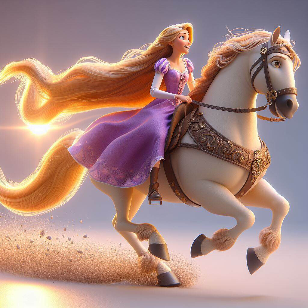 Rapunzel with maximus shop