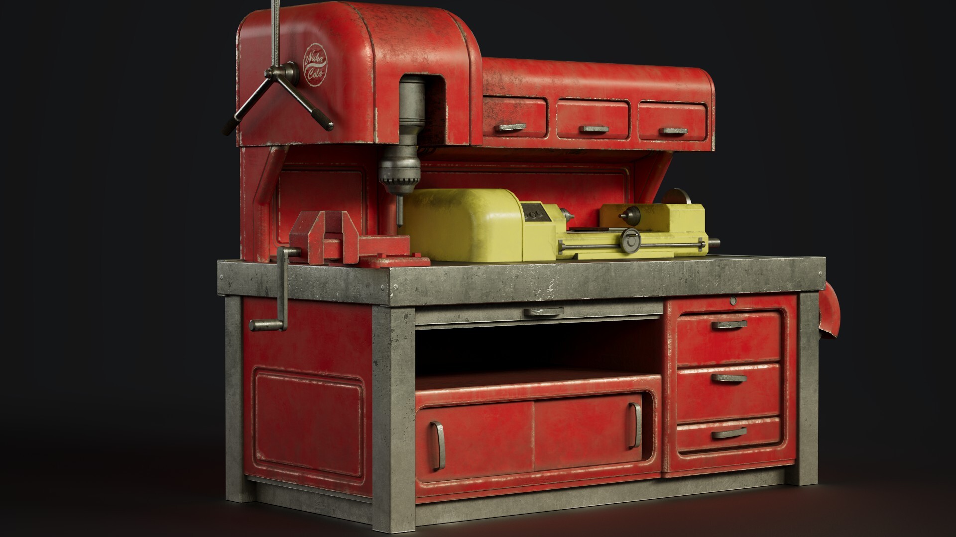 Artstation fallout 4 workbench fanart
