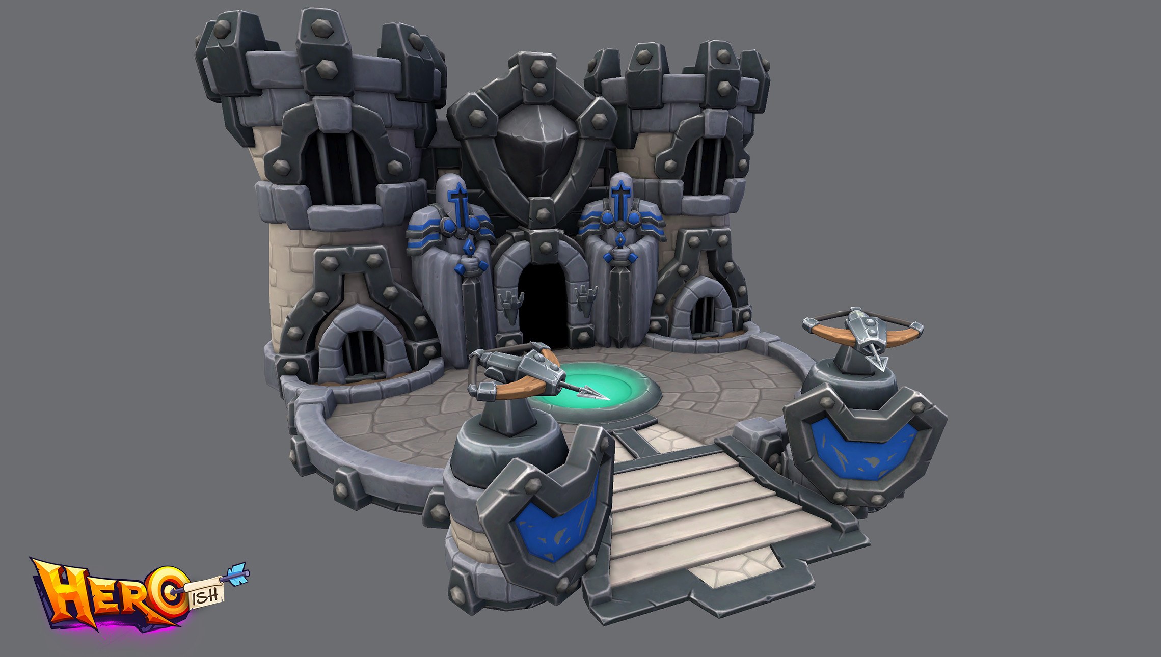 The previous asset textured
