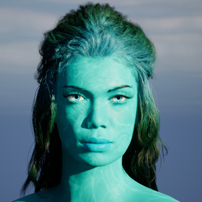 The MetaHuman Virtual Influencer - Blue Magenta