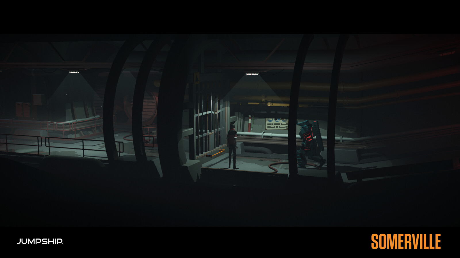 Main shell based on Gregor's 3d blockout, set dressing, lighting