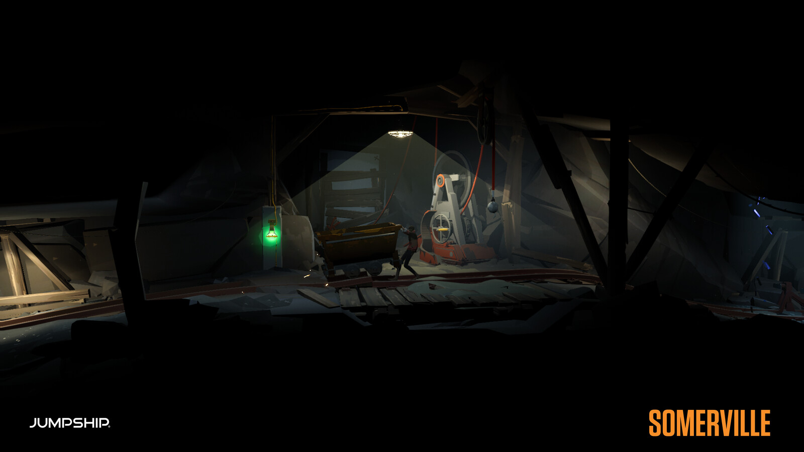Machinery asset, additional set dressing, lighting