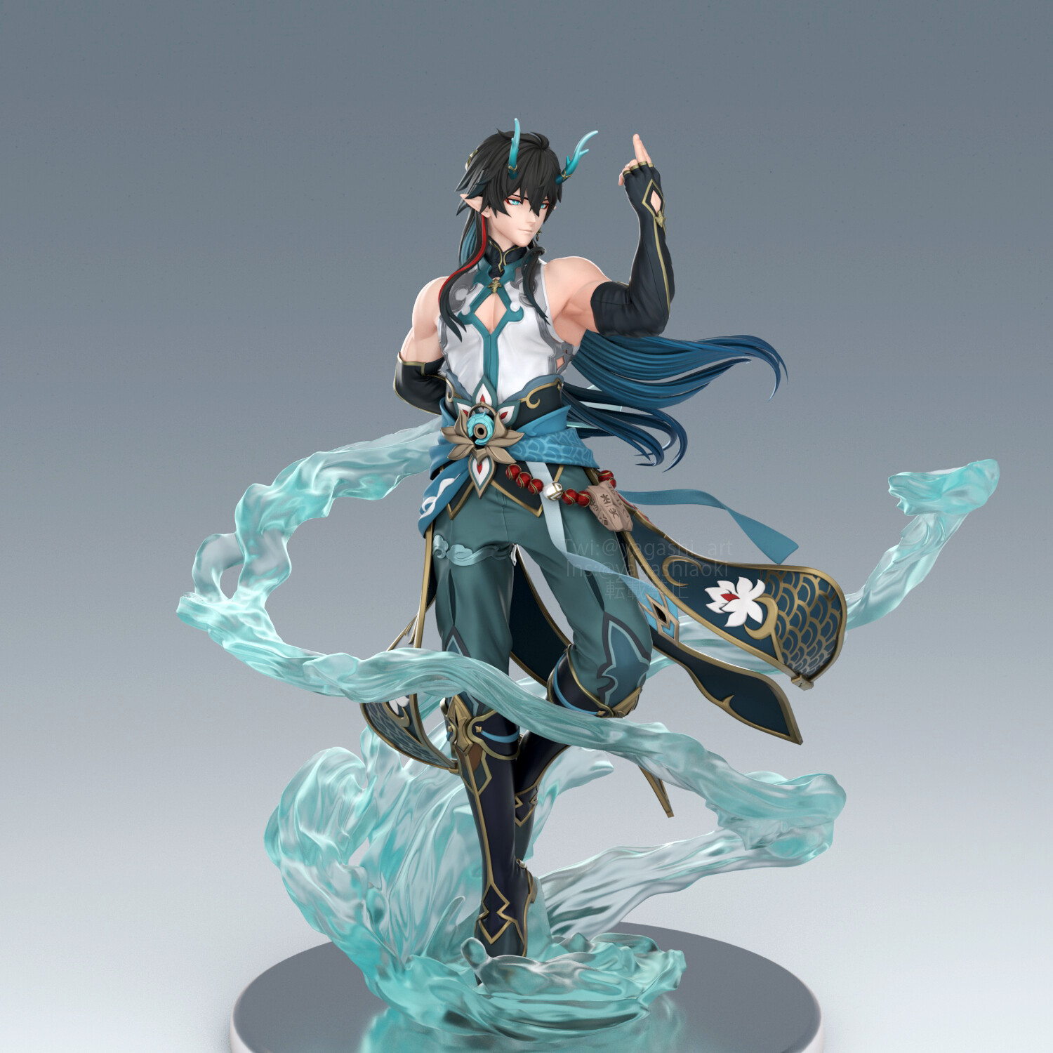 ArtStation - 丹恒 ‐ 飲月ver