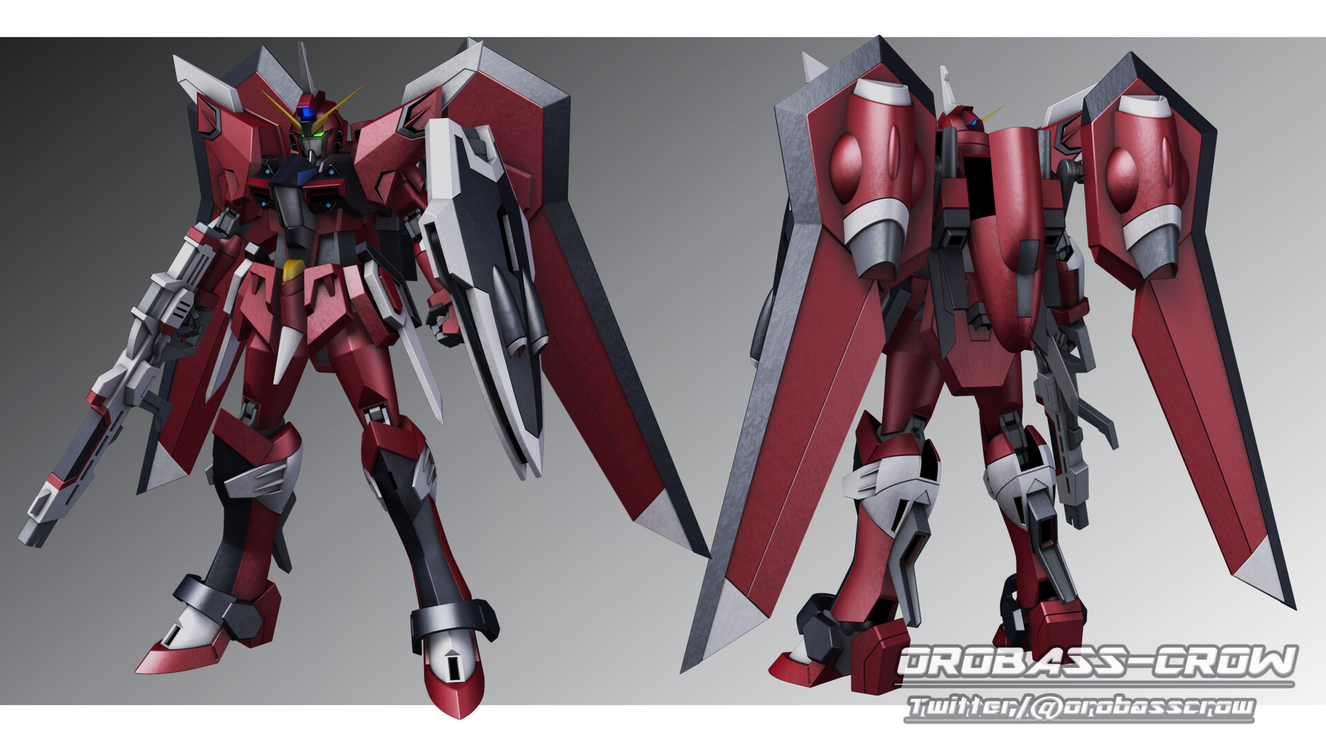 ArtStation - □3D MODEL□ STTS-808【IMMORTAL JUSTICE GUNDAM】