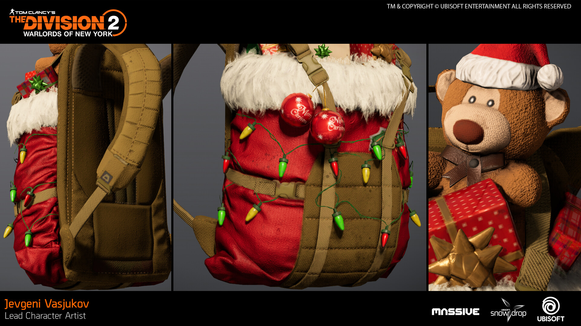 ArtStation Tom Clancy The Division Christmas backpack
