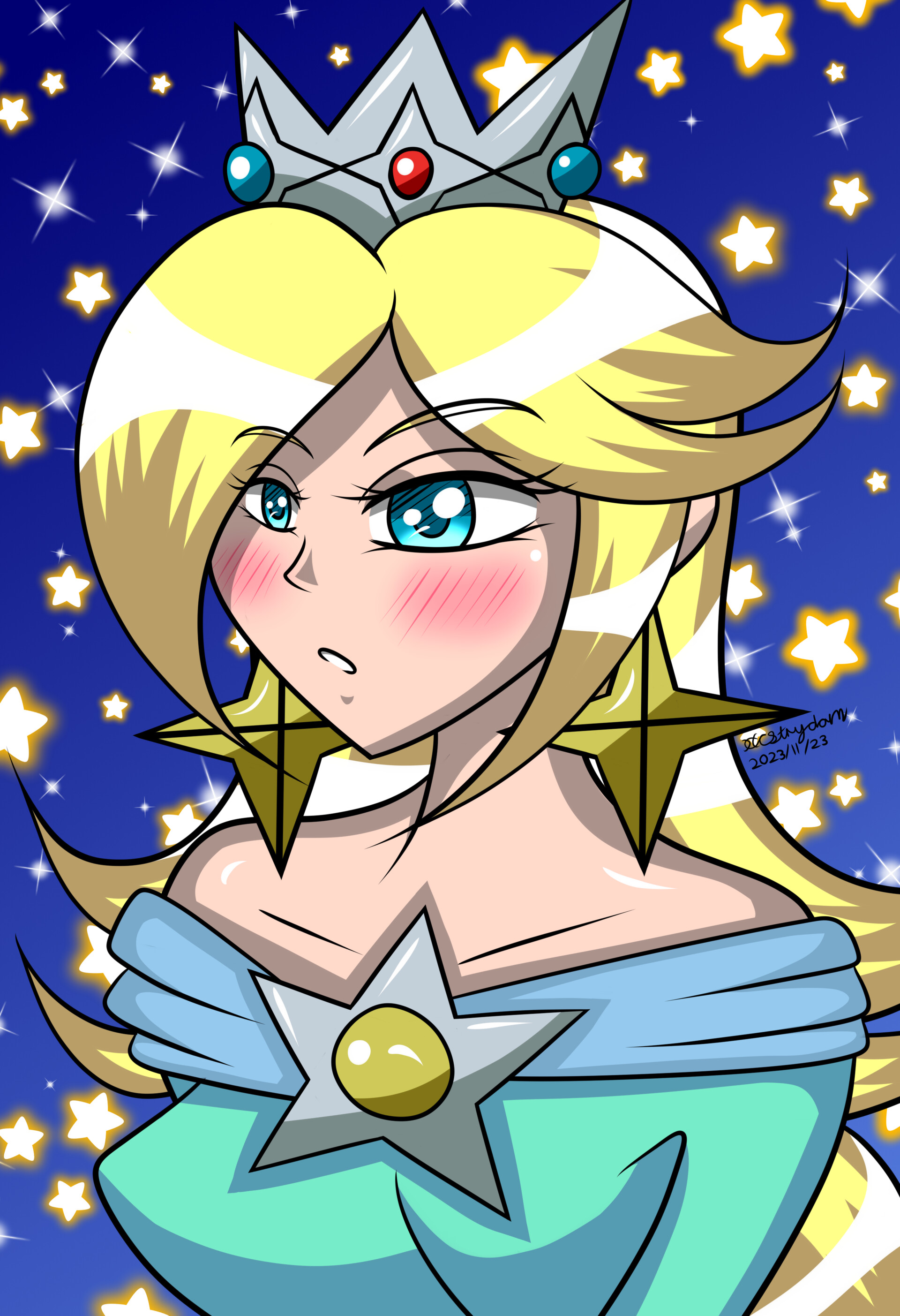 ArtStation - Digital Doodle - Super Mario Galaxy Rosalina!