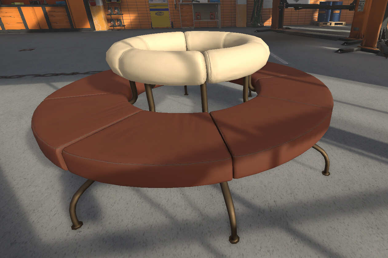 round bench