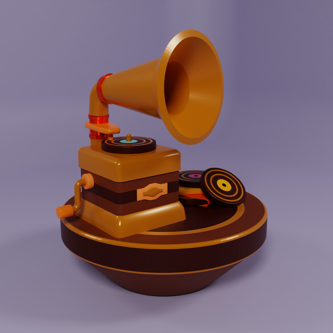 ArtStation - Gramophone Player