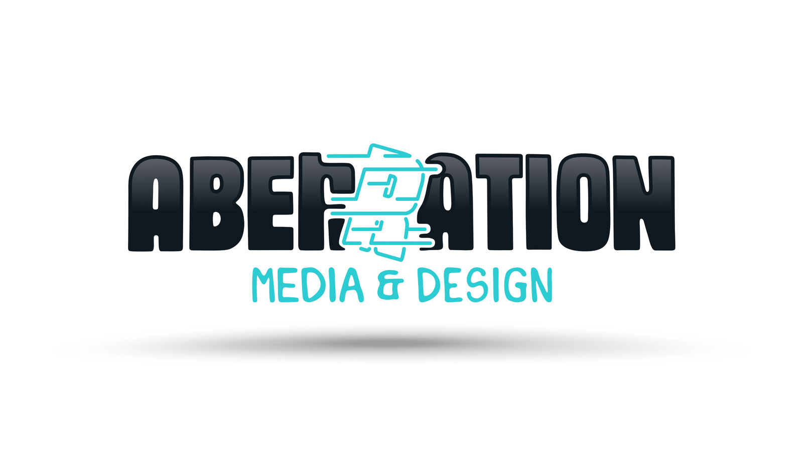 The logo designed as a presentational mockup.