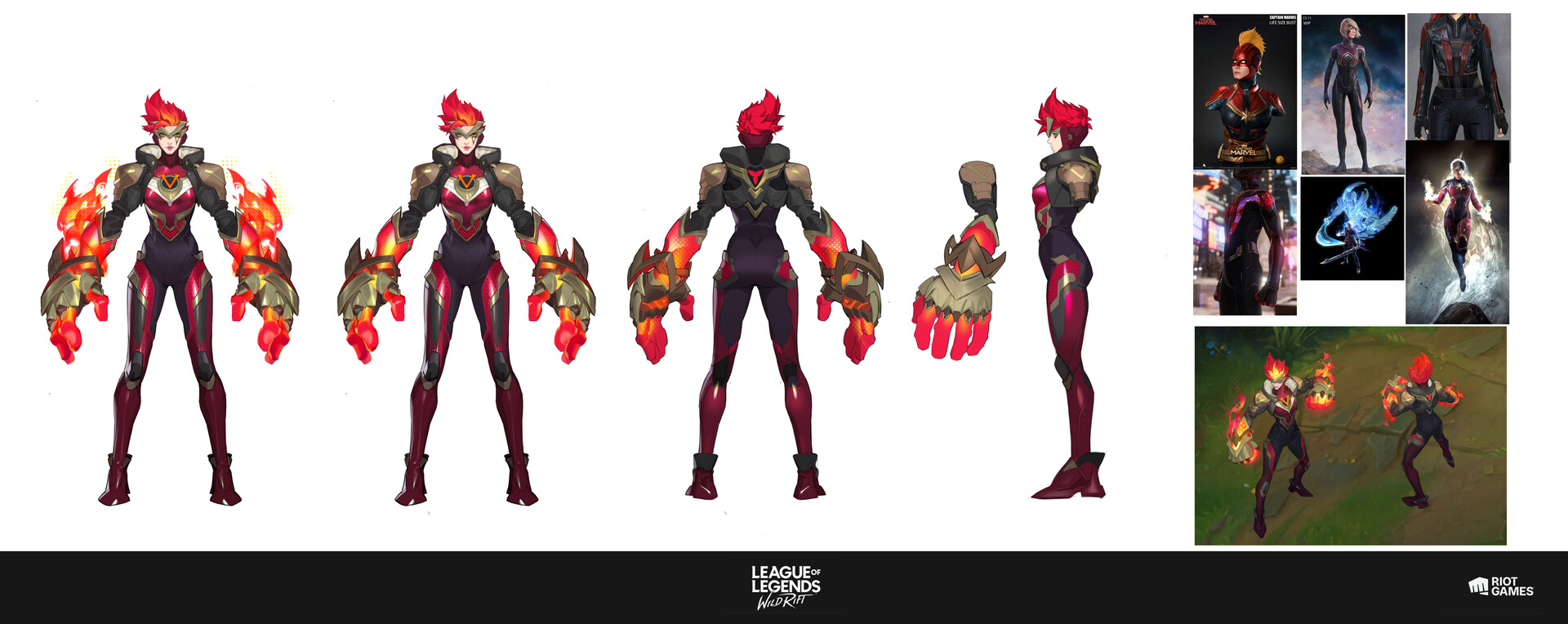 Li Didivi - League of Legends Wild Rift 燎原烈焰 蔚 WORKS OF 2021