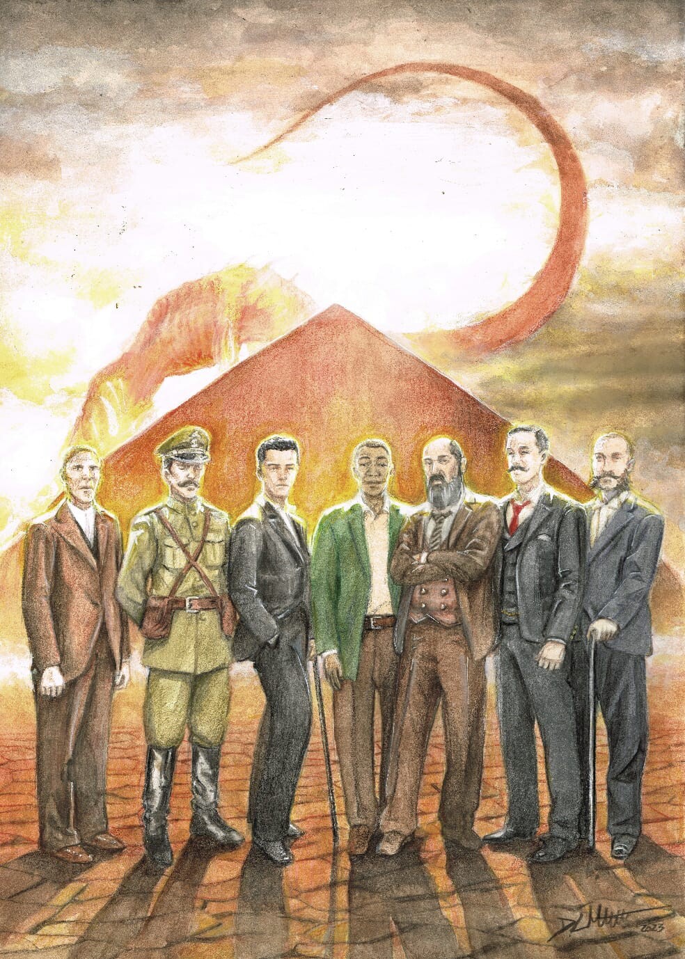 Masks of nyarlathothep reloaded
a seven characters party against the interdimensional horror