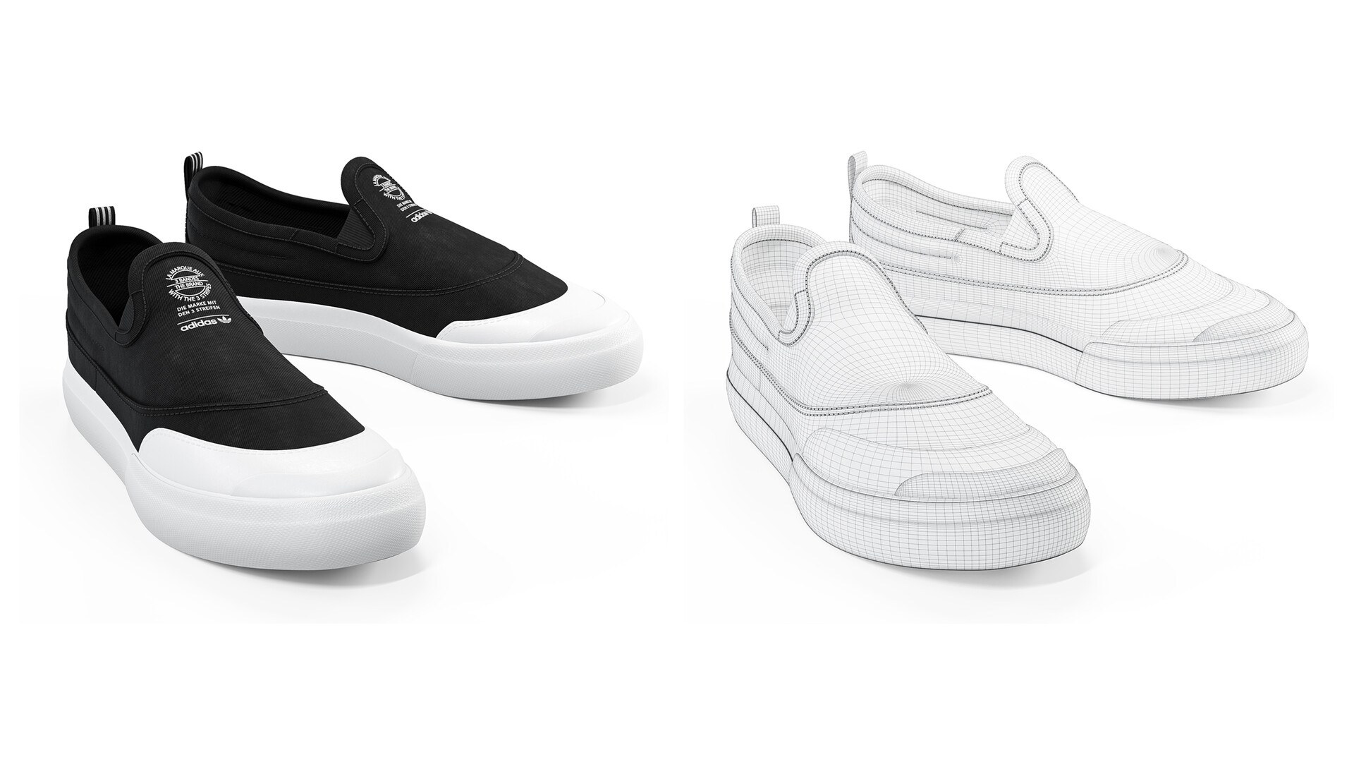 ADIDAS MATCHCOURT SLIP nail WHITE