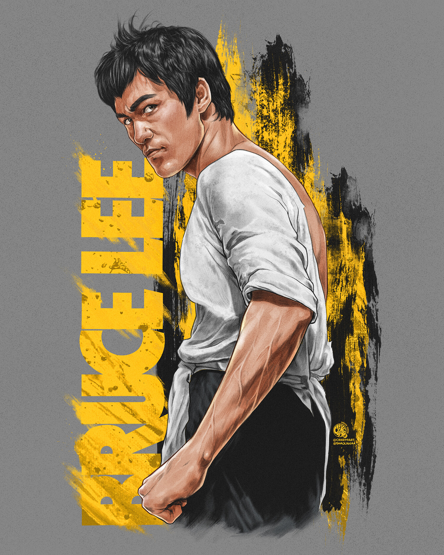 ArtStation Bruce Lee The Big Boss FanArt