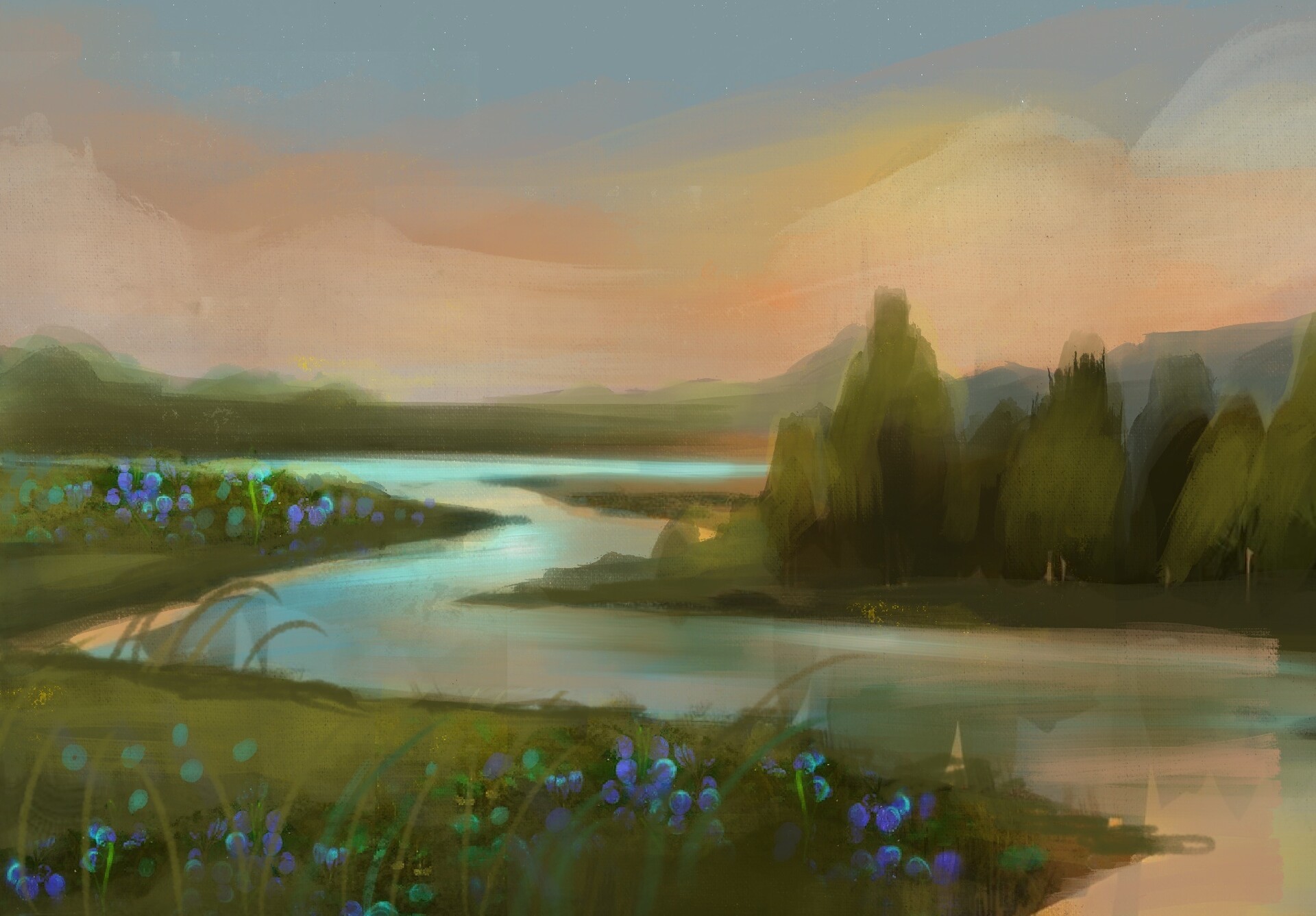 ArtStation - Drawing landscapes is fun!