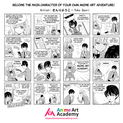 ArtStation - Quick tips for drawing in manga and anime style! Lesson 8:  Drawing anime hair
