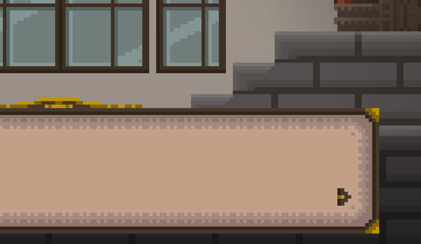 Detail of the text box