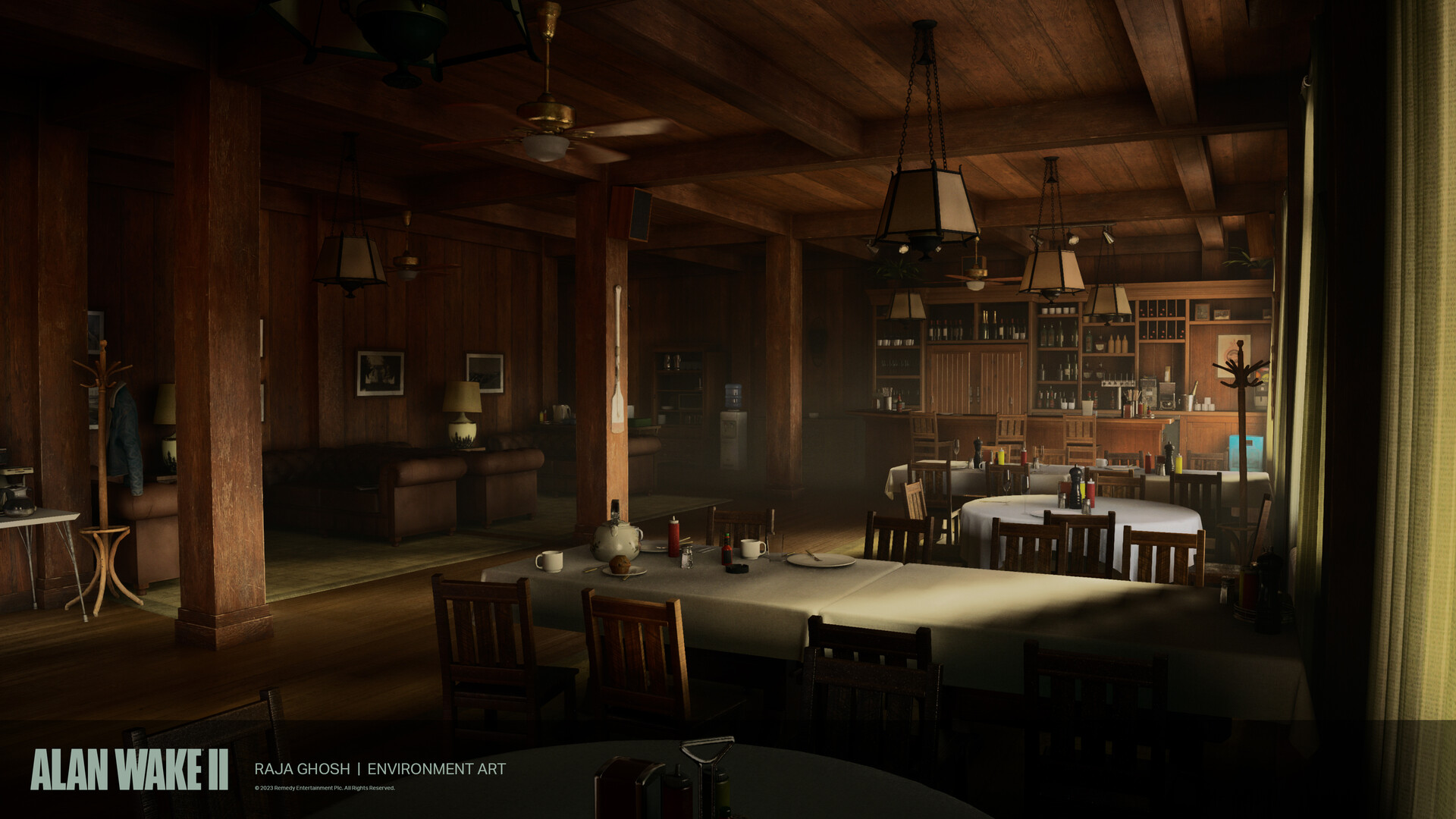 Raja Ghosh - ALAN WAKE II - Elderwood Palace (Interior)