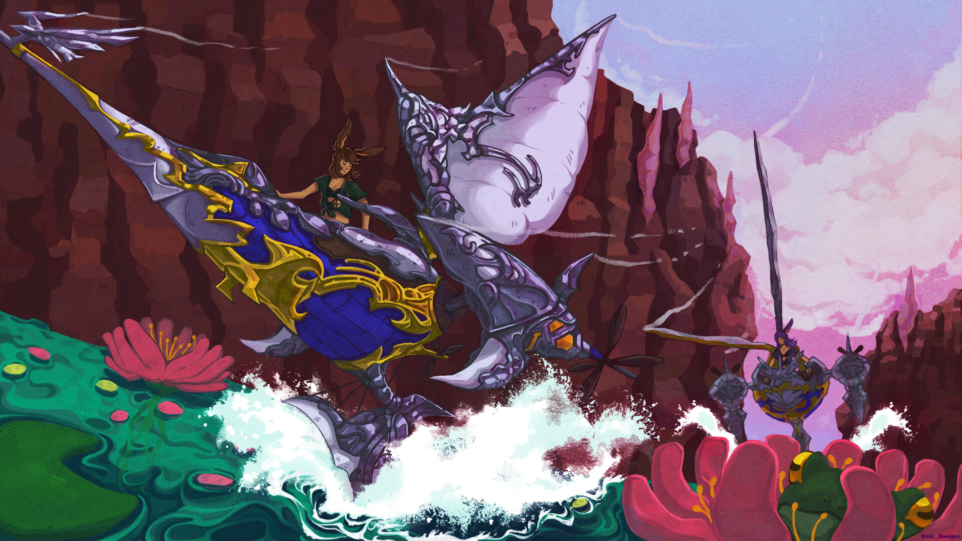 ArtStation - Mount racing