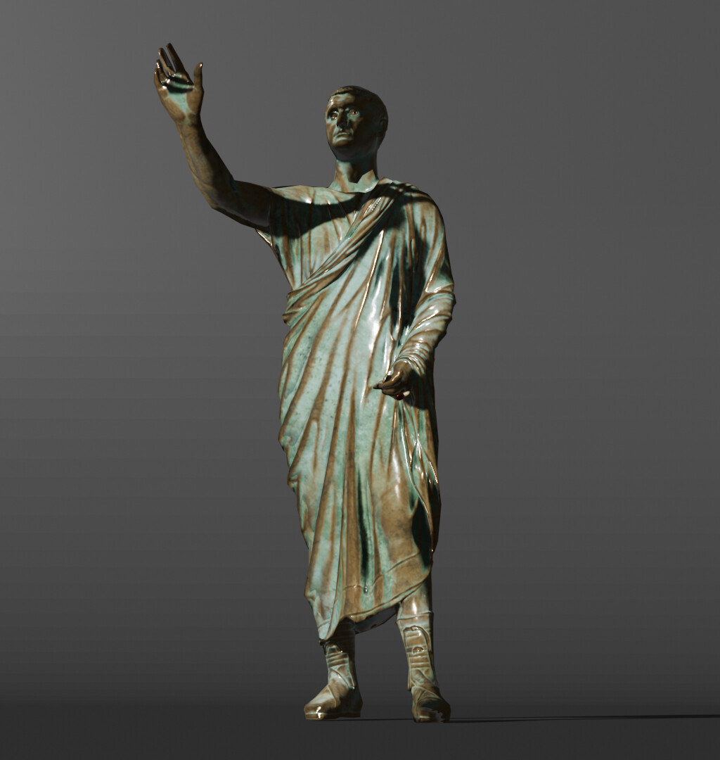 ArtStation - Roman Statue, Aulus Metellus