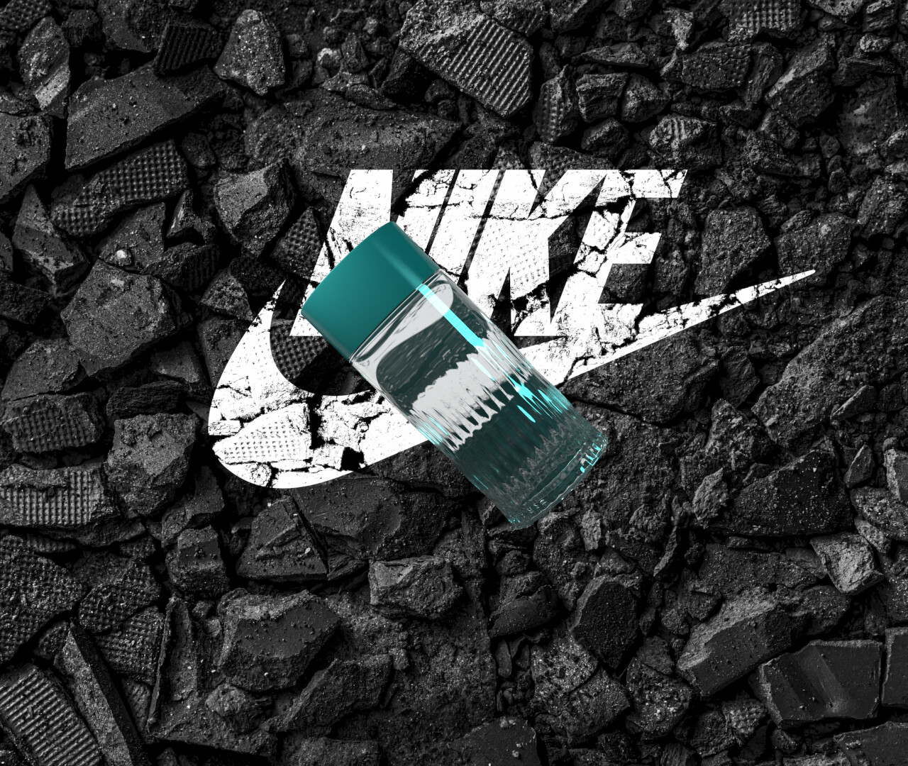 ArtStation - NIKE REFRESH WATER BOTTLE, image size:1280x1080