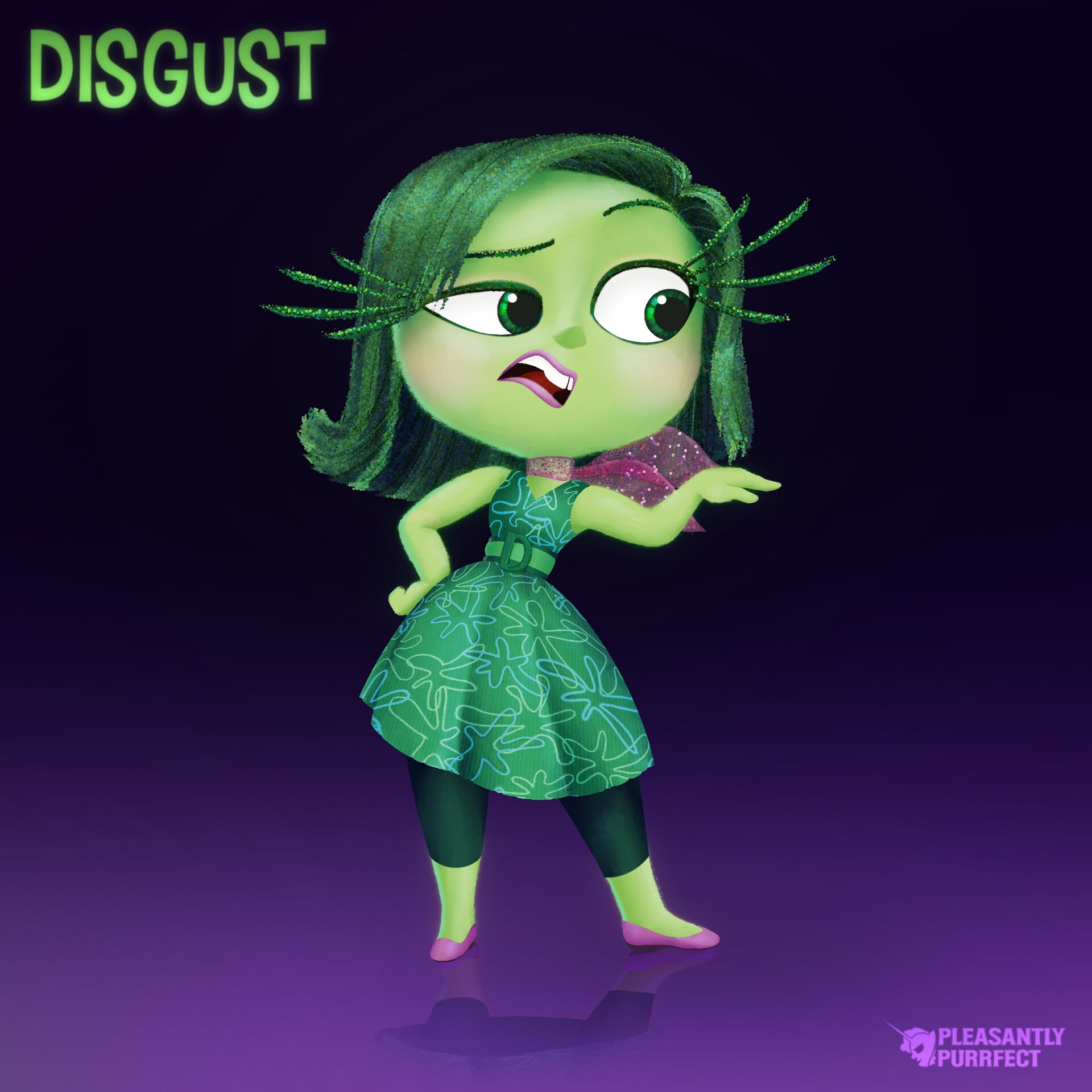 ArtStation - Disgust from Inside Out