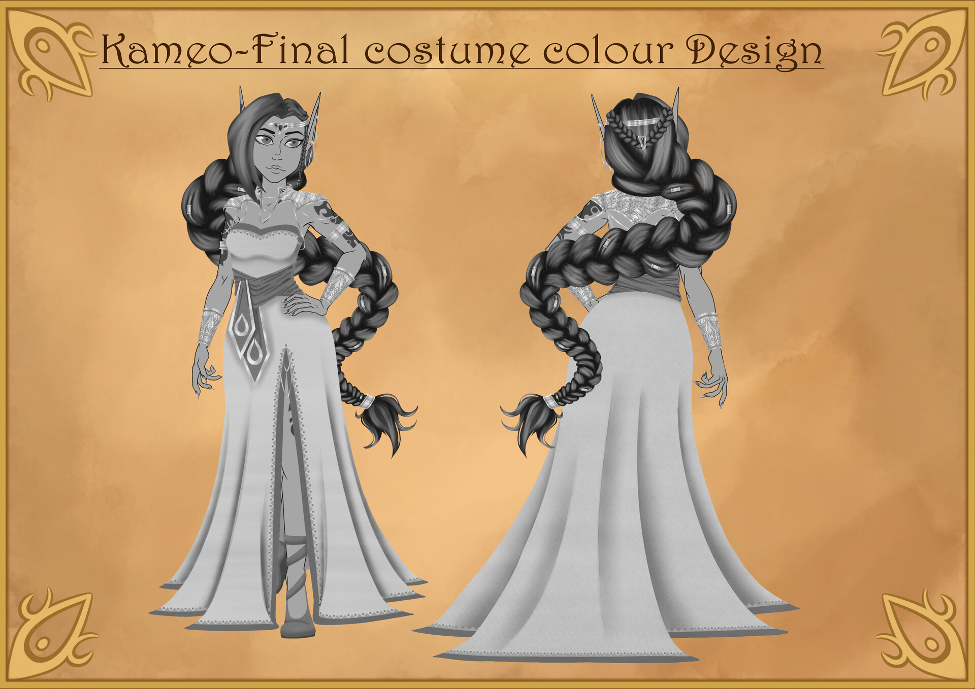 ArtStation - the crown princess Kameo- final concept