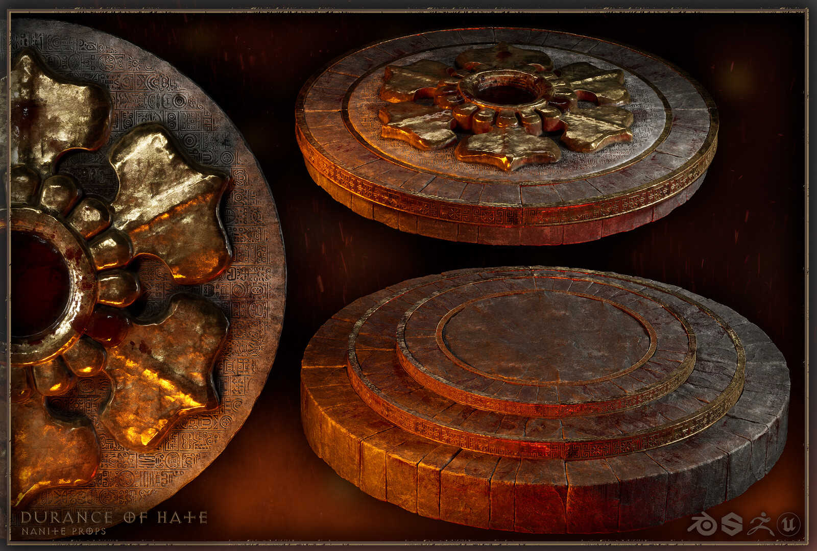 Same assets used for versions with and without flower.