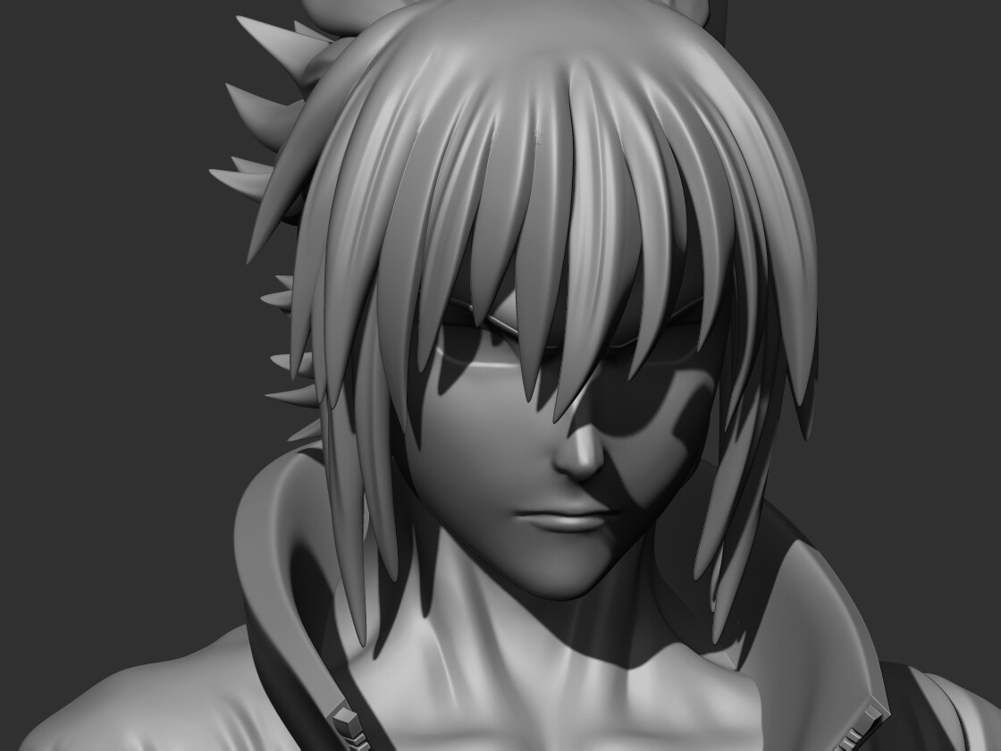 ArtStation - Sasuke Rikudou bust 3d model