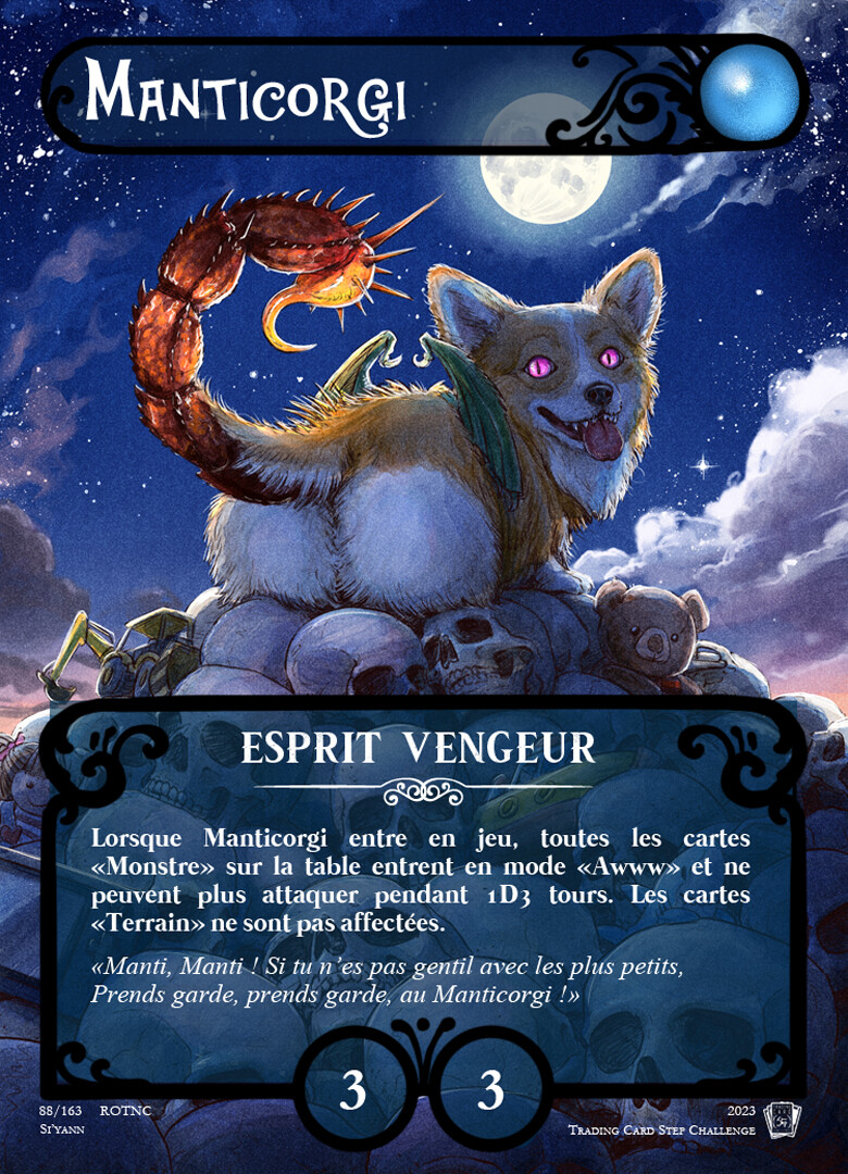 ArtStation - Manticorgi trading card challenge ArtStation - Manticorgi trading card challenge