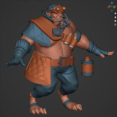 Learning Sculpting 3D Game Character in Blender